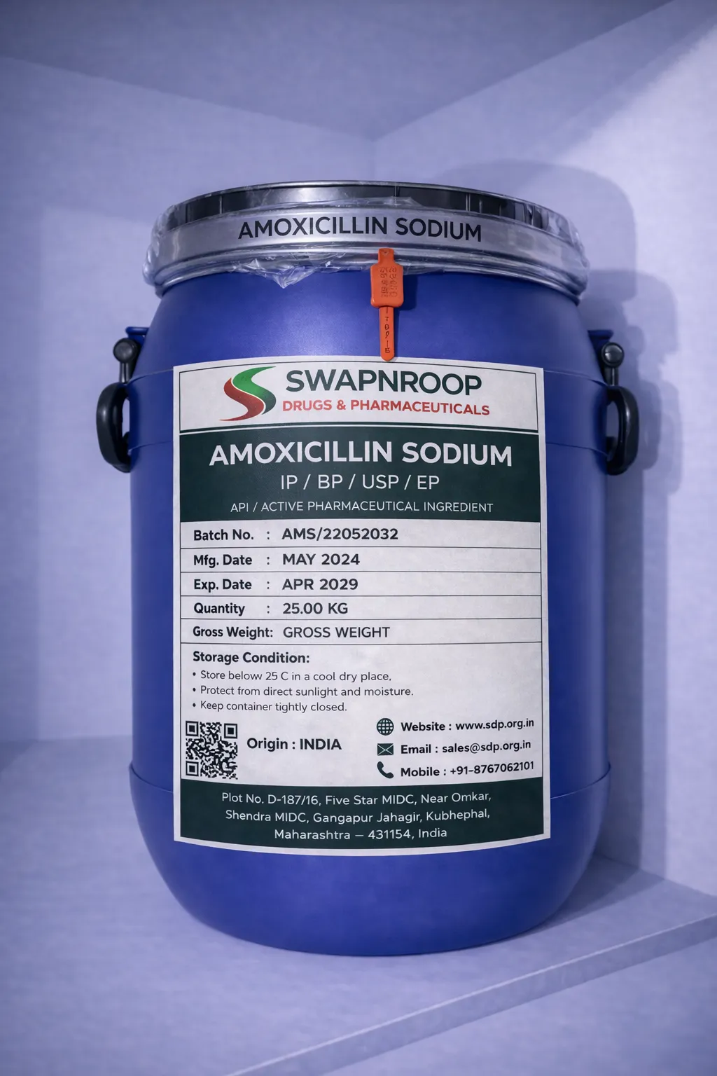 Amoxicillin Sodium API